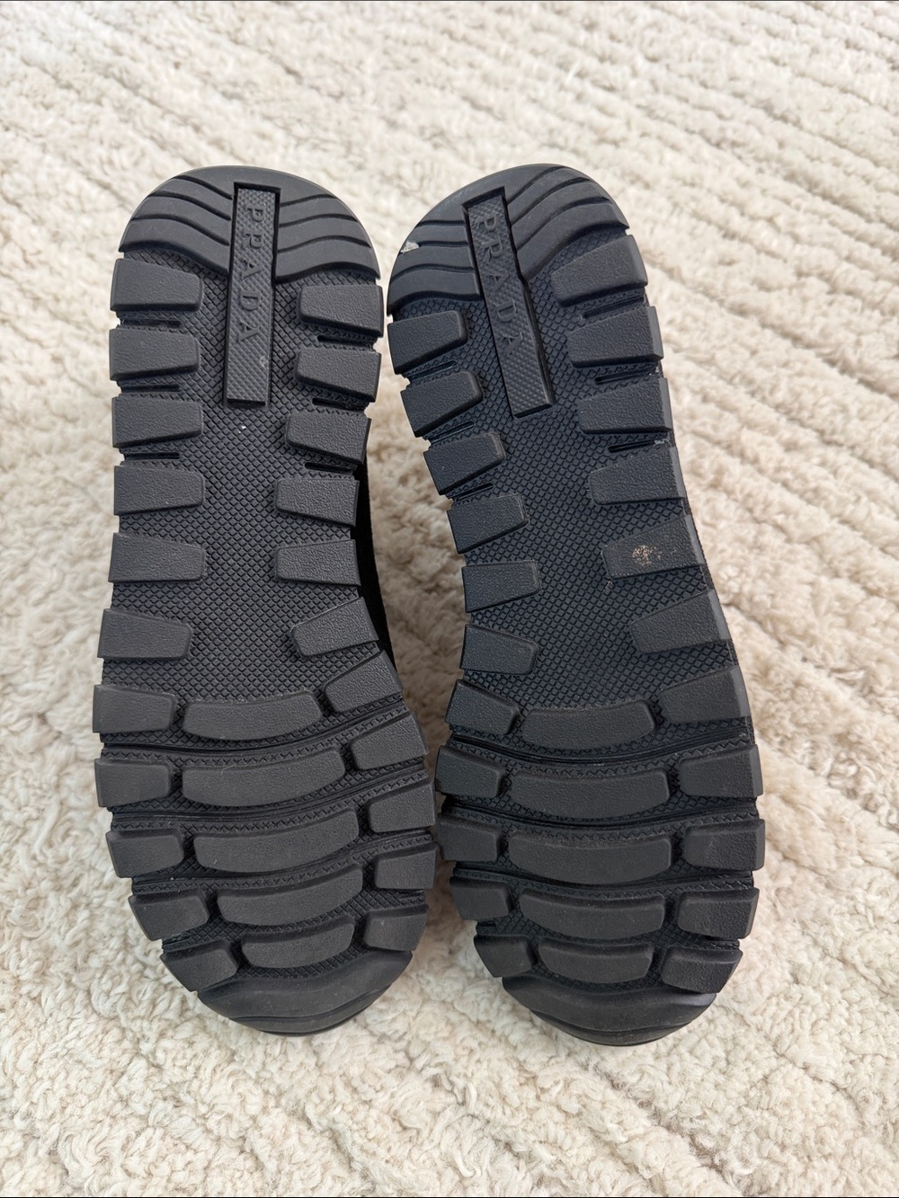 Prada Black Knit Sock Sneakers - Picture 2 of 3